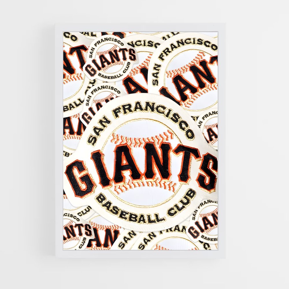 Poster Giants Nation – affiche Baseball (vue 3)